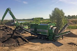 MS4200 – mobile Doppeltrommel-Siebanlage im Einsatz – Zemmler Siebanlagen GmbH